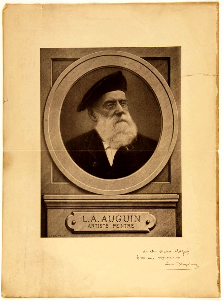 Blayot Louis - Portrait d'Auguin