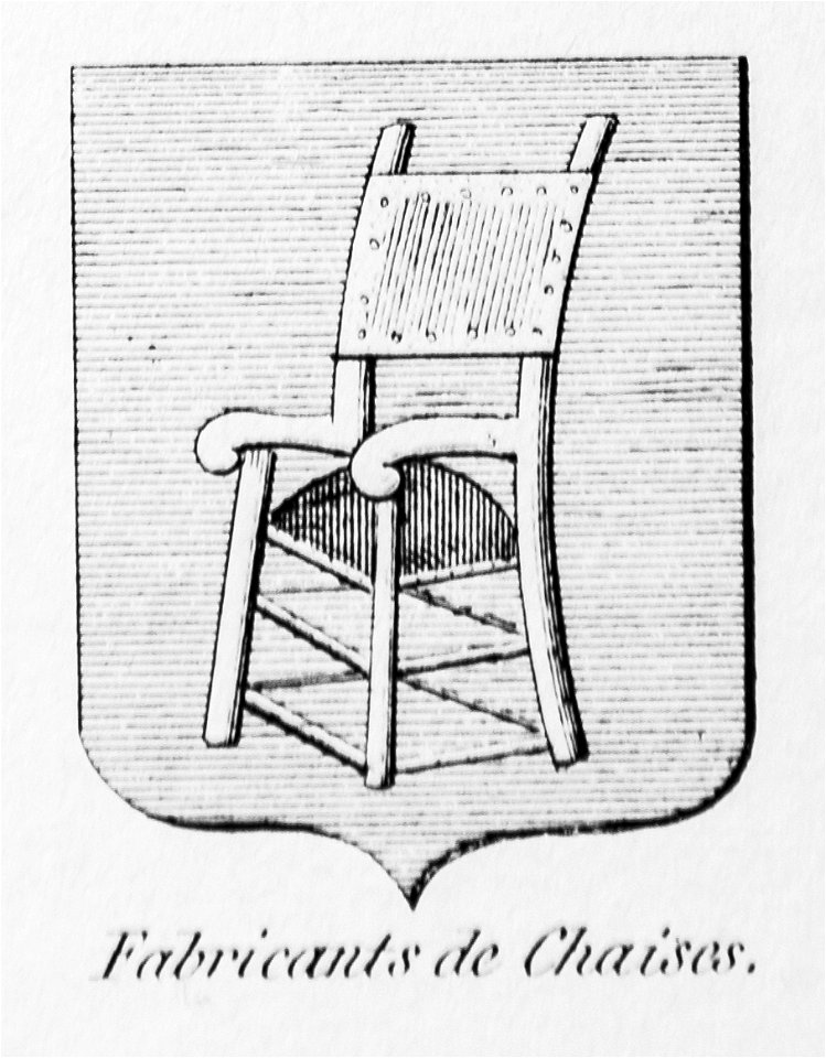 Blason métier fabricants de chaises - Nations de Bruxelles