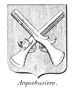 Blason métier arquebusiers - Nations de Bruxelles