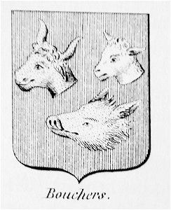 Blason métier bouchers - Nations de Bruxelles