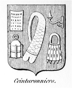 Blason métier ceinturonniers - Nations de Bruxelles