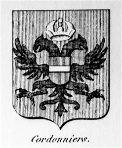 Blason métier cordonniers - Nations de Bruxelles