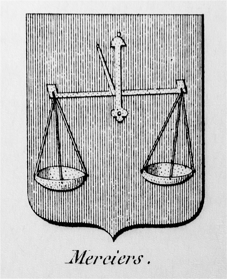 Blason métier merciers - Nations de Bruxelles