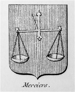Blason métier merciers - Nations de Bruxelles