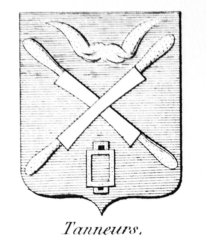 Blason métier tanneurs - Nations de Bruxelles
