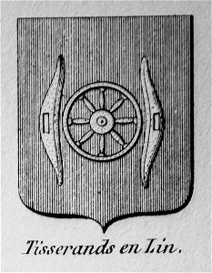 Blason métier tisserands en lin - Nations de Bruxelles