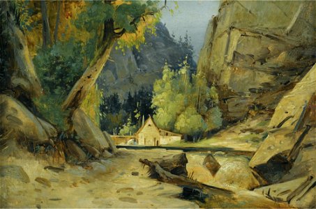 Carl Blechen - Mühle im Tal