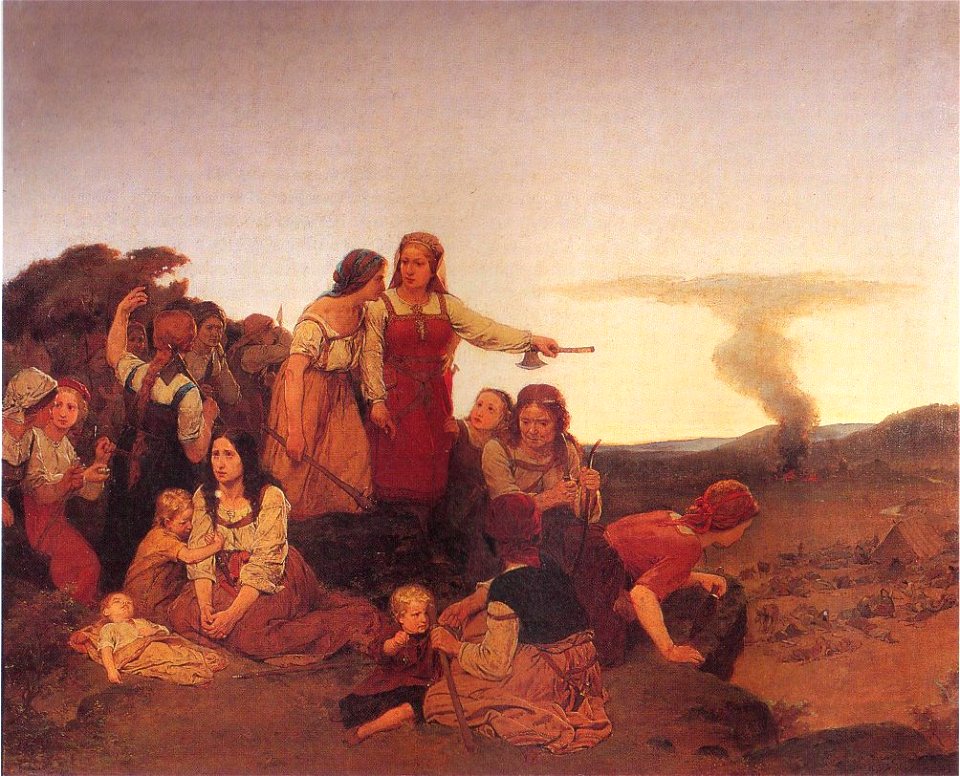 Blenda uppmanar - August Malmström 1860