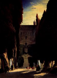 Carl Blechen - Tivoli Gardens at the Villa d'Este - WGA2247