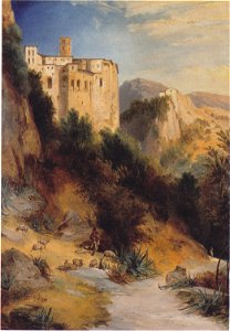 Carl Blechen - Das Kloster Santa Scholastica bei Subiaco