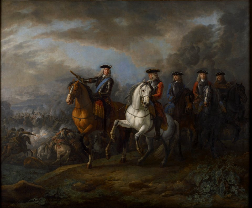 Pieter van Bloemen - The Duke of Marlborough and the Earl of Cadogan at Blenheim (Hochstadt)