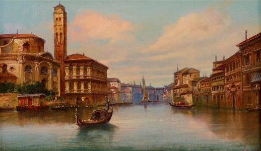 Blick auf den Canale Grande in Venedig