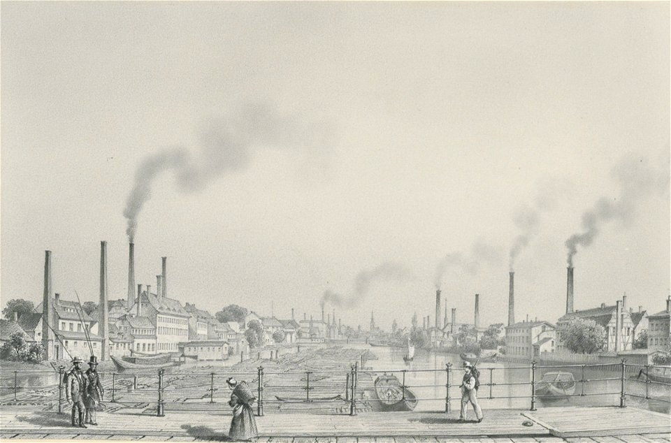 Blick von Oberbaumbrücke-VII-59-408-W