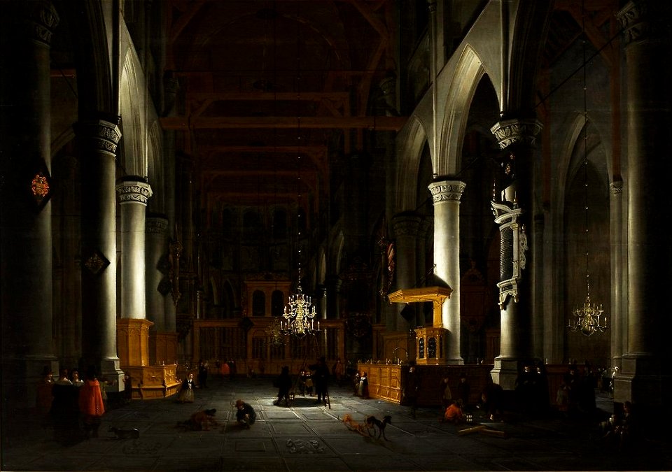 Blieck Church of St. Lawrence in Rotterdam
