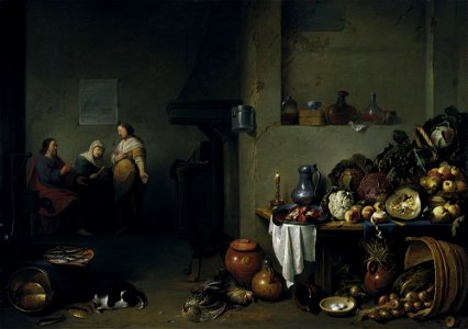 Bloot, Pieter de - Christus bei Maria und Martha, 1637