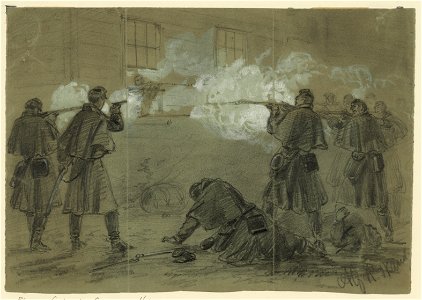 Bloody fight at Occoquan, Va. LCCN2004660272