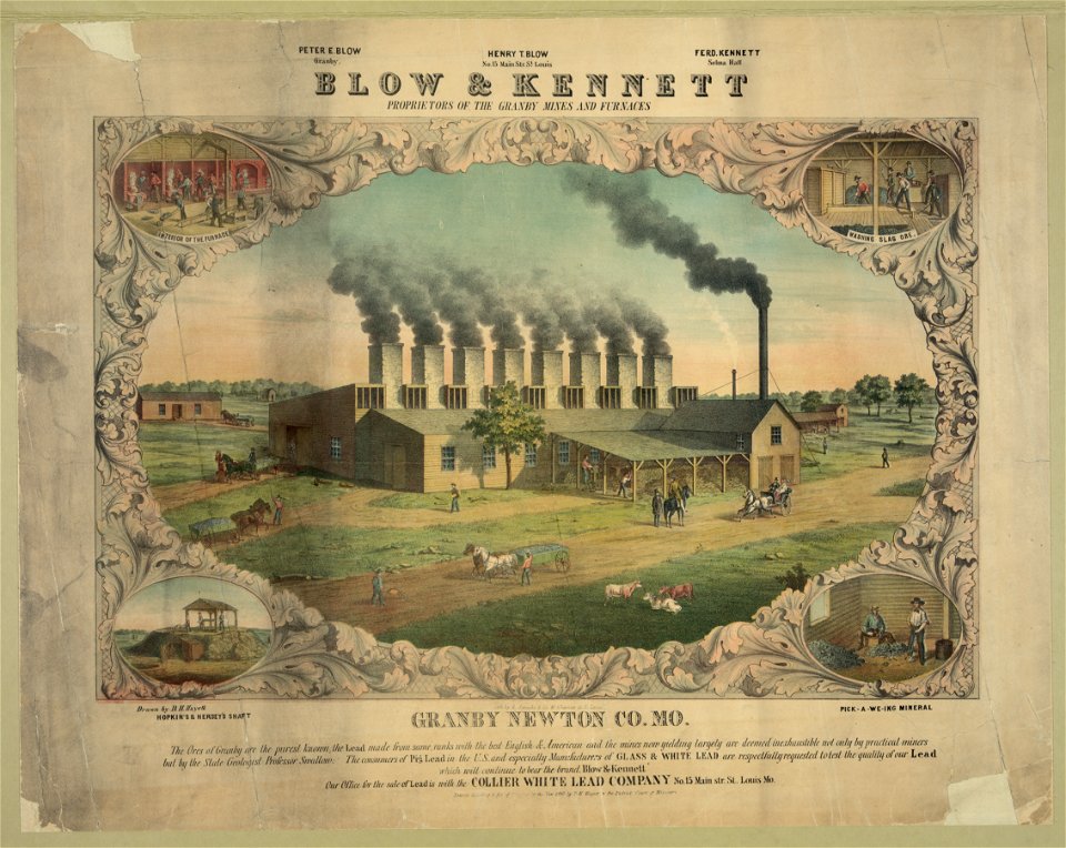 Blow & Kennett...Granby Newton Co., Mo...Collier White Lead Co...c1860. LCCN2004670560