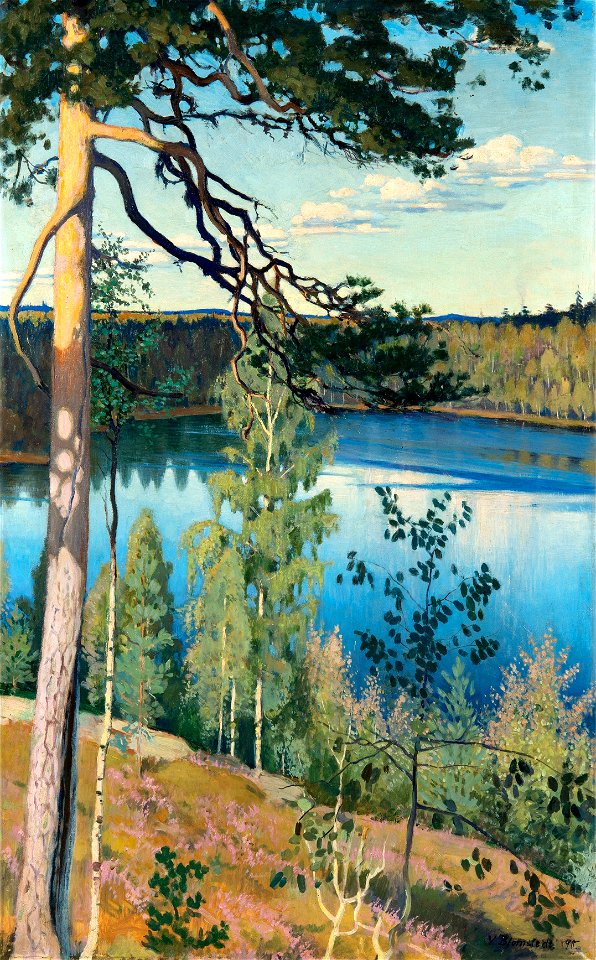 Blomstedt Lake in the wilderness