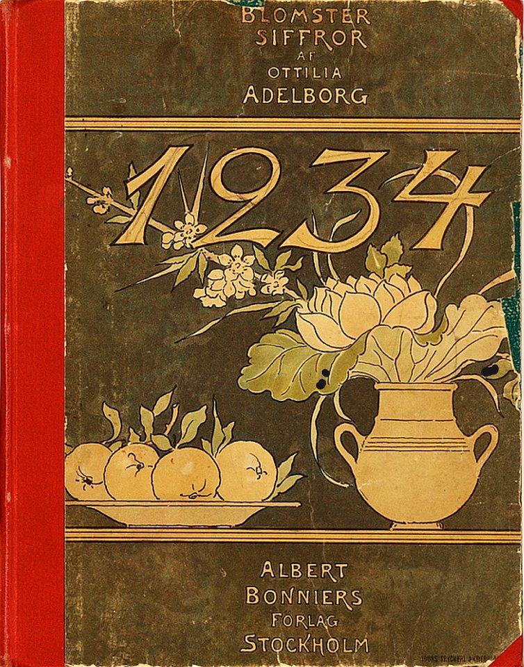 Blomstersiffror Adelborg Framsida
