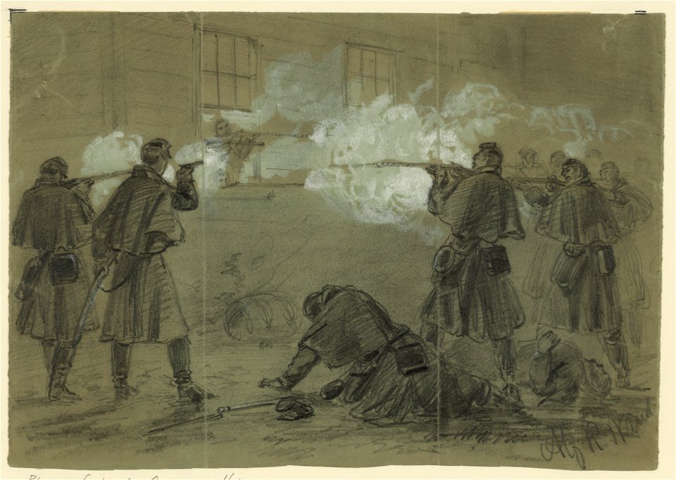 Bloody fight at Occoquan, Va. LCCN2004660272