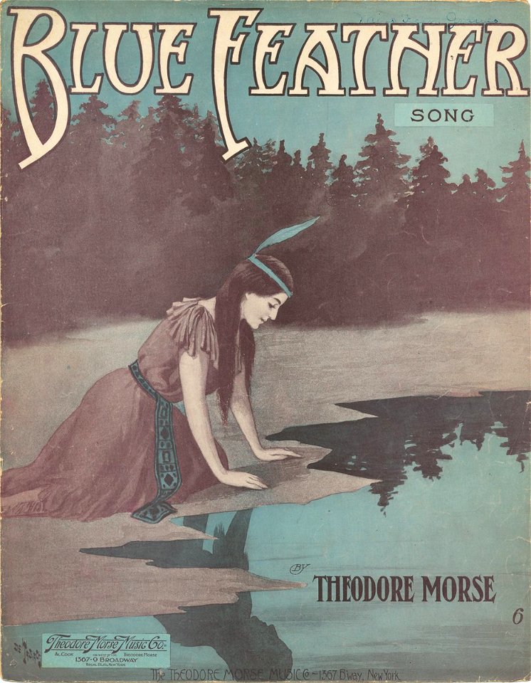 Blue feather 1909