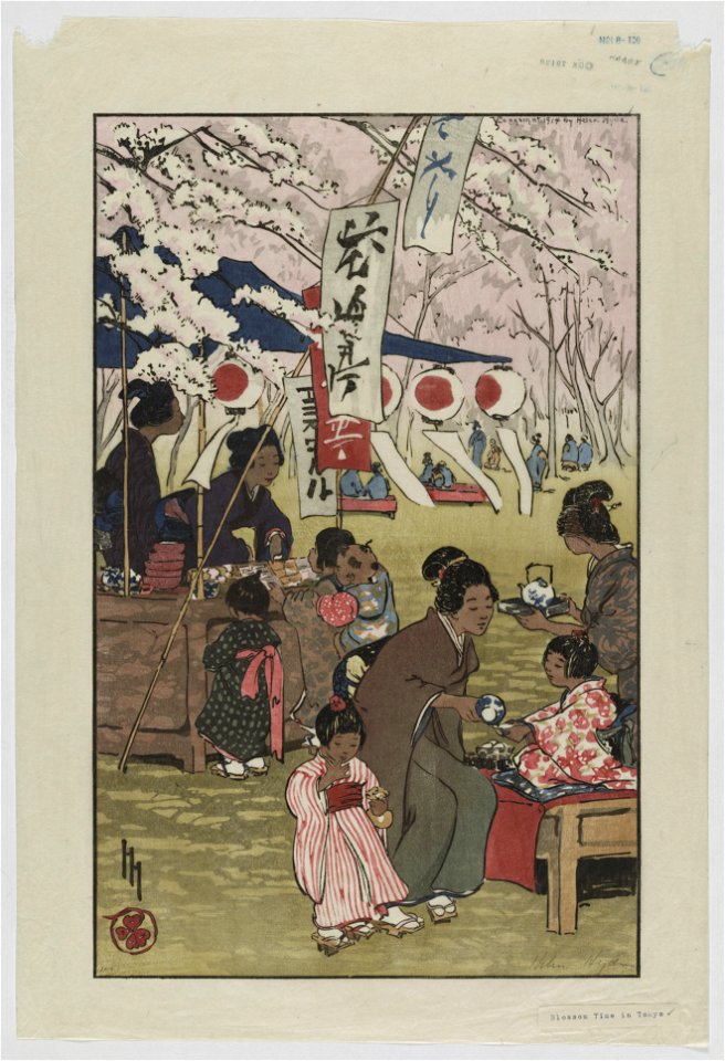 Blossom time in Tokyo) - HH (monogram) LCCN00651466