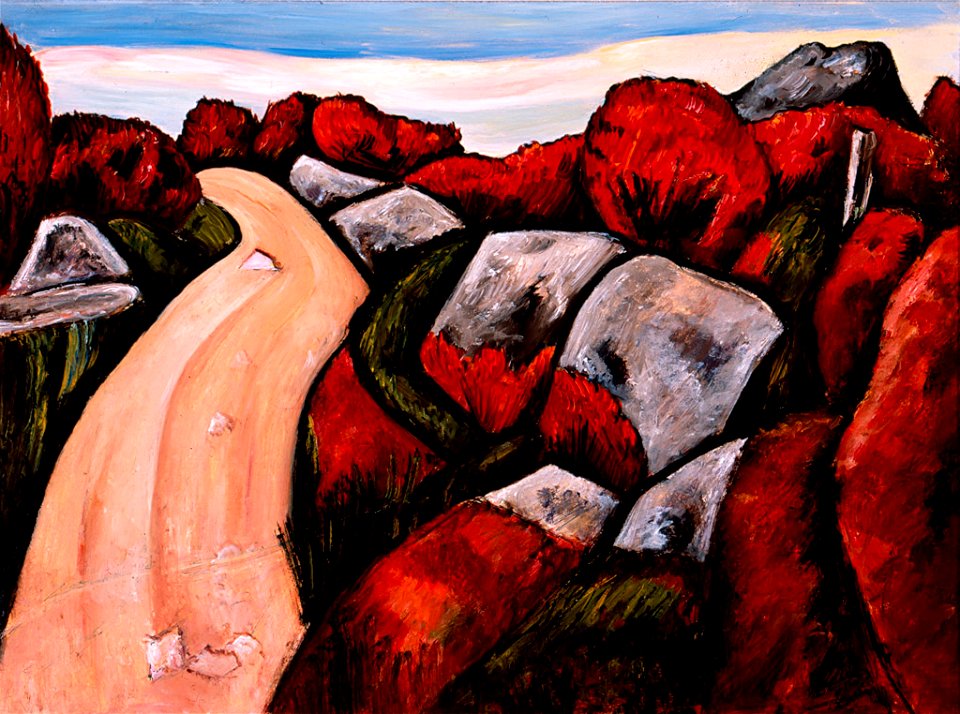 Blueberry Highway, Dogtown by Marsden Hartley, 1931, High Museum of Art