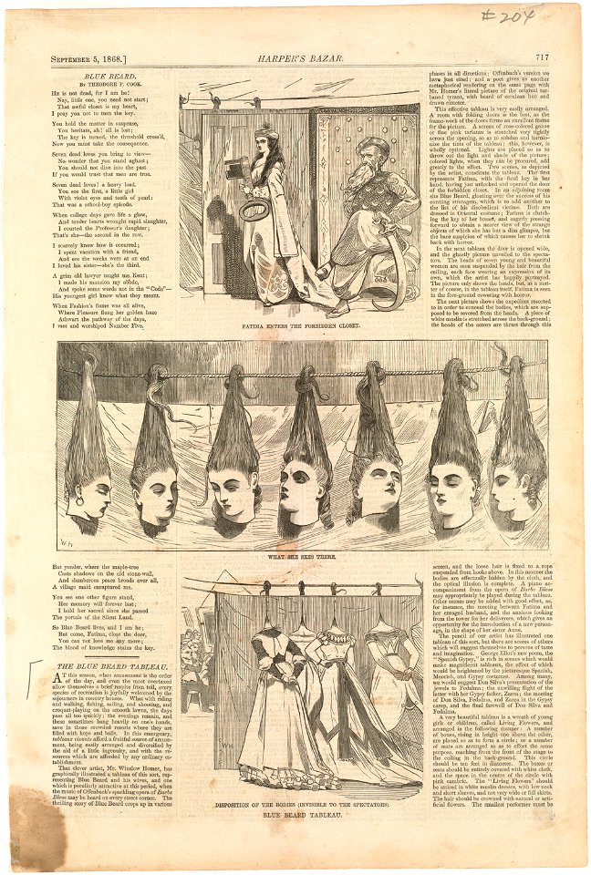 Blue beard tableau (Boston Public Library)
