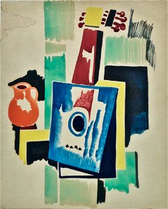 Blue Bandolin (c.1915-1916) - Amadeu de Souza Cardoso (1897-1918) (32524691660)