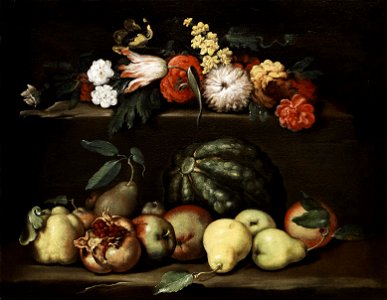 Blumen- und Früchtestillleben Rom 17Jh
