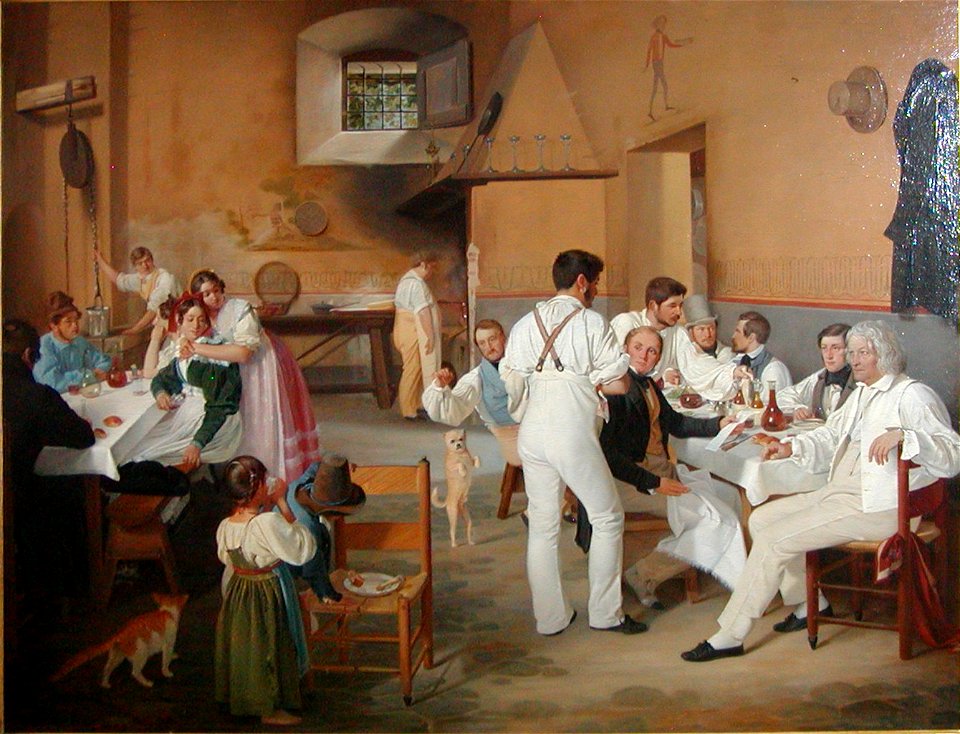 Ditlev Blunck - Danske kunstnere på at romersk osteri