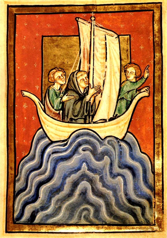 BLYatesThompson26LifeCuthbertFol26rCuthSails