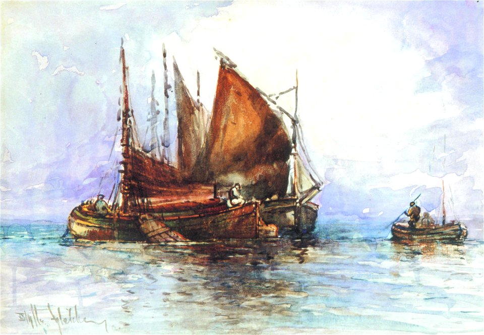 Blythe Fletcher - Early Morning, English Channel - Sarjeant Gallery