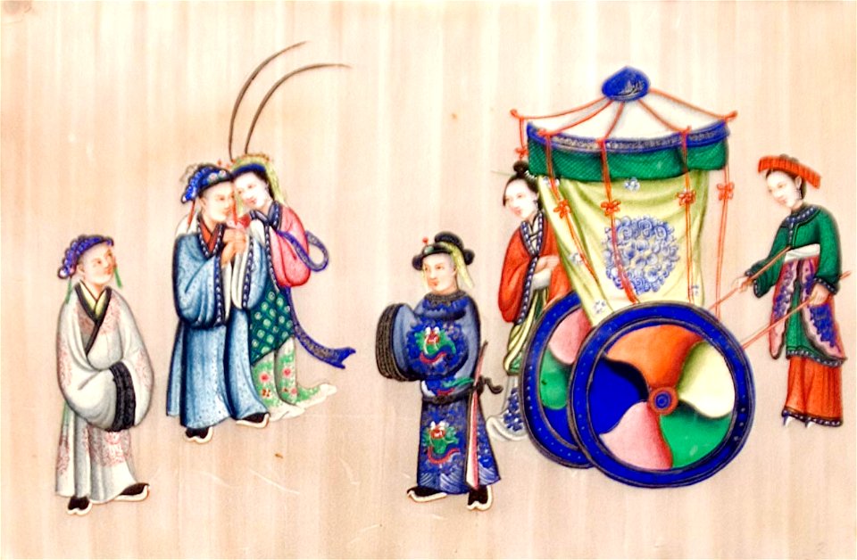 BMVB - Desconegut - Escena oriental amb carruatge - 2168