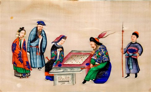 BMVB - Desconegut - Escena oriental. Joc de taula - 2165