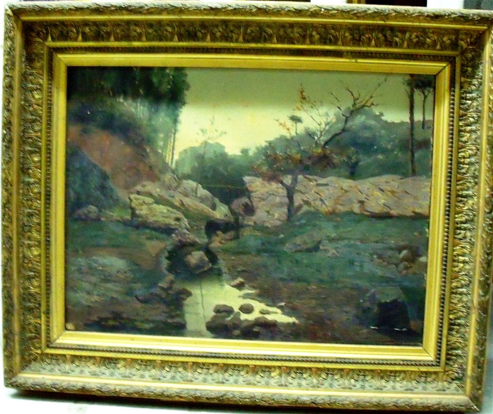 BMVB - Ernest Soler de les Cases - Paisatge amb riu - 1250