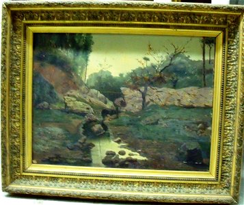 BMVB - Ernest Soler de les Cases - Paisatge amb riu - 1250