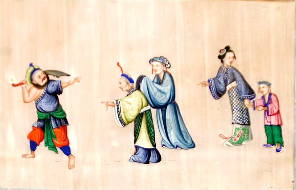 BMVB - Desconegut - Escena oriental. comiat - 2169