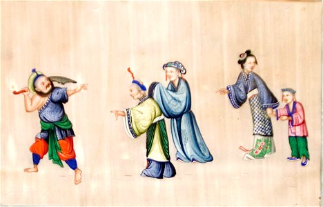 BMVB - Desconegut - Escena oriental. comiat - 2169