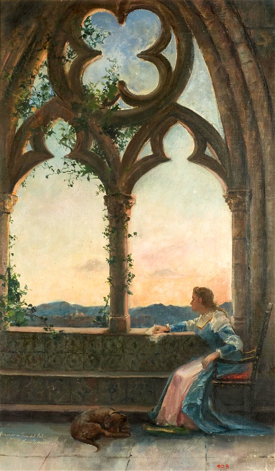 BMVB - Ramón López Redondo - Finestra gòtica claustre del monestir de FresdelVal (Burgos) - 903