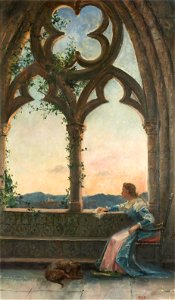 BMVB - Ramón López Redondo - Finestra gòtica claustre del monestir de FresdelVal (Burgos) - 903