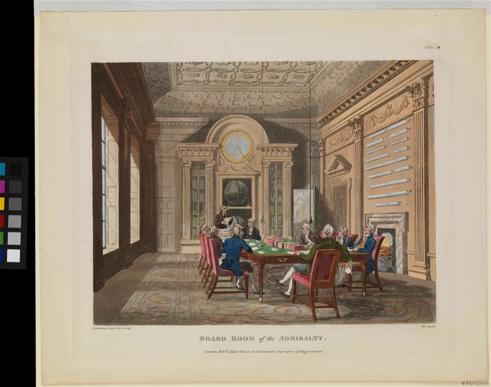 Board Room of the Admiralty RMG PU1358