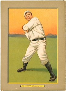 Bob Groom, Washington Nationals, baseball card portrait LCCN2007685706
