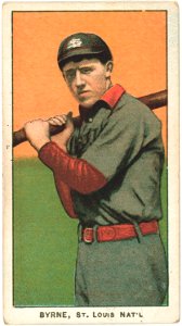 Bobby Byrne, St. Louis Cardinals, baseball card portrait LCCN2008676412