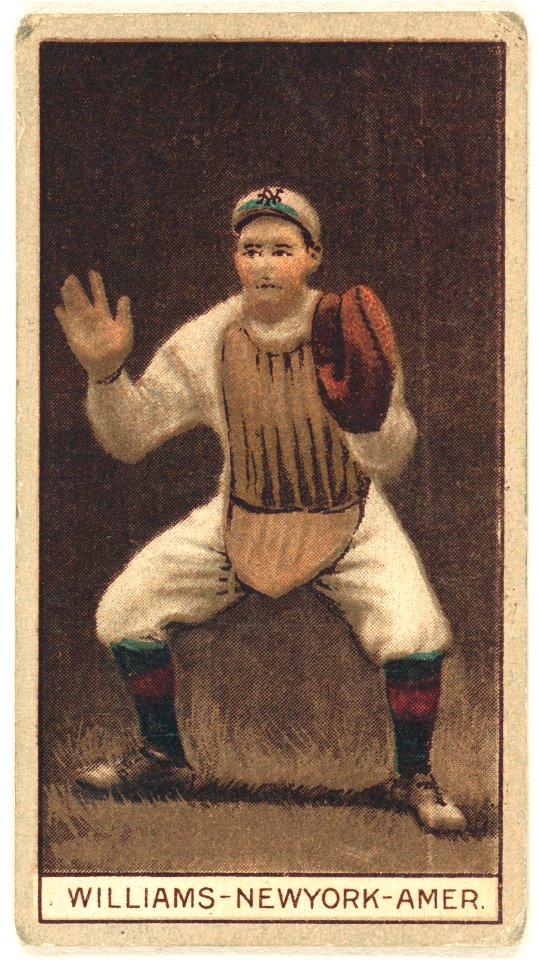 Bob Williams, New York Highlanders, baseball card portrait LCCN2008678377