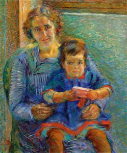 Boccioni - Ritratto di Betty e Nora Baer, 1909