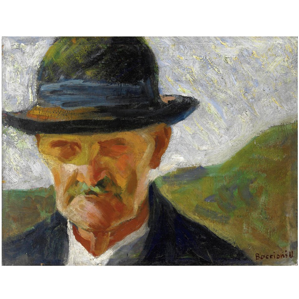 Boccioni - RITRATTO MASCHILE, 1905
