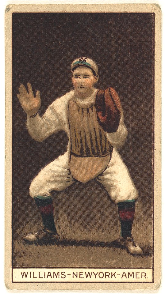 Bob Williams, New York Highlanders, baseball card portrait LCCN2008678377