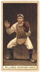 Bob Williams, New York Highlanders, baseball card portrait LCCN2008678377