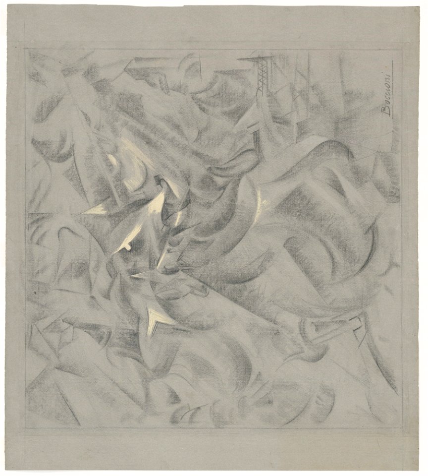 Boccioni - Study for Elasticity, 1912